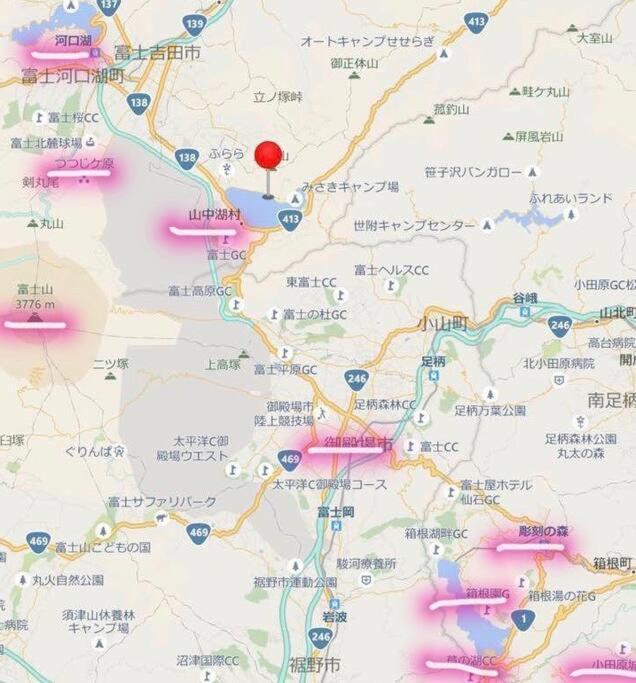 山中湖村Away From Noise,View Fuji Mt In The Designer House别墅 外观 照片
